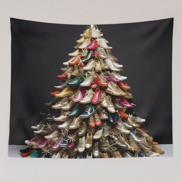 Item preview, christmas tree made of womens shoes designed and sold by dcrc.