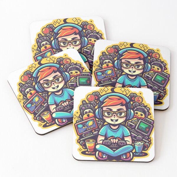Item preview, Game - gamer surrounded by video games and technology designed and sold by syedmaaz.