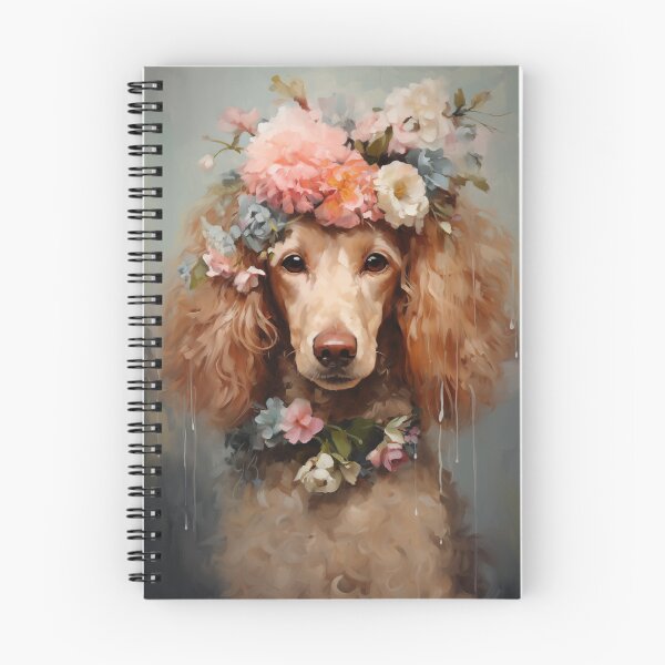 Item preview, Floral Poodle Dog designed and sold by junkydotcom.