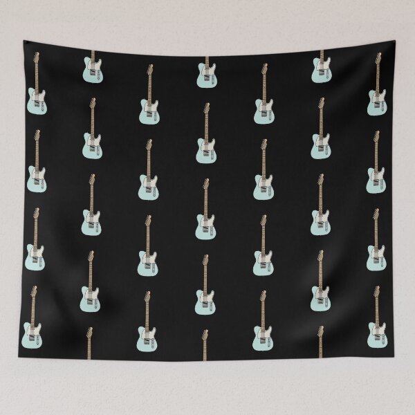 Item preview, Coloured Telecaster (Light Blue) - White Pickguard and Maple Fretboard designed and sold by halveflower.