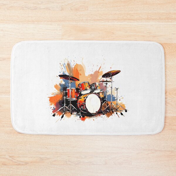 Item preview, Music Instruments 5 Drums 1 designed and sold by DigitalPatternx.