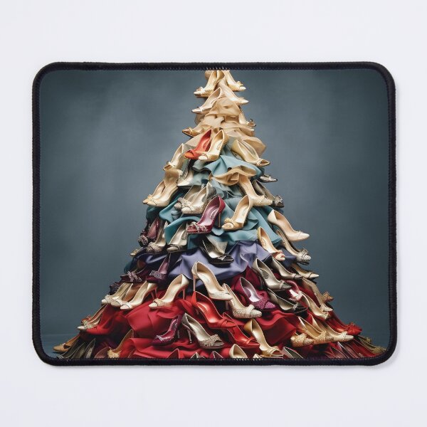 Item preview, christmas tree made of womens shoes designed and sold by dcrc.