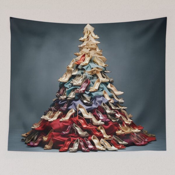 Item preview, christmas tree made of womens shoes designed and sold by dcrc.
