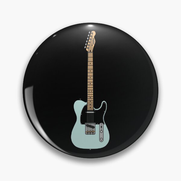 Item preview, Coloured Telecaster (Light Blue) - Black Pickguard and Maple Fretboard designed and sold by halveflower.