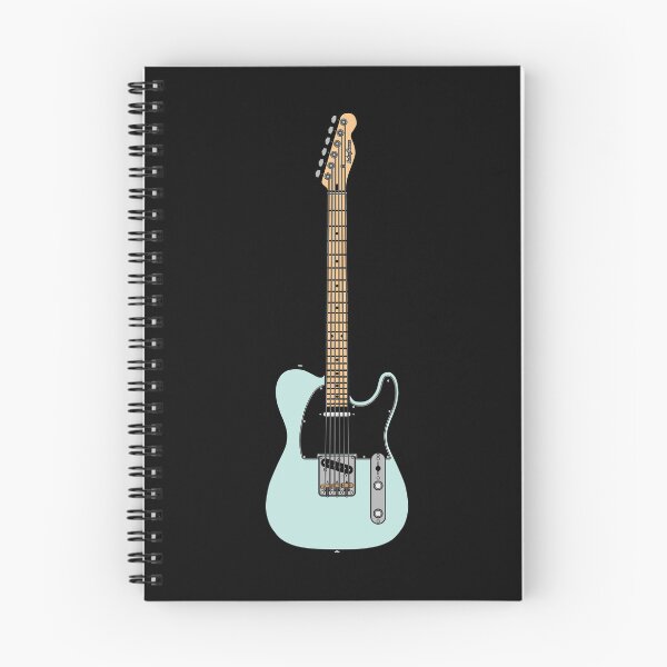 Item preview, Coloured Telecaster (Light Blue) - Black Pickguard and Maple Fretboard designed and sold by halveflower.