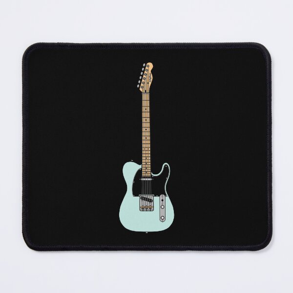 Item preview, Coloured Telecaster (Light Blue) - Black Pickguard and Maple Fretboard designed and sold by halveflower.
