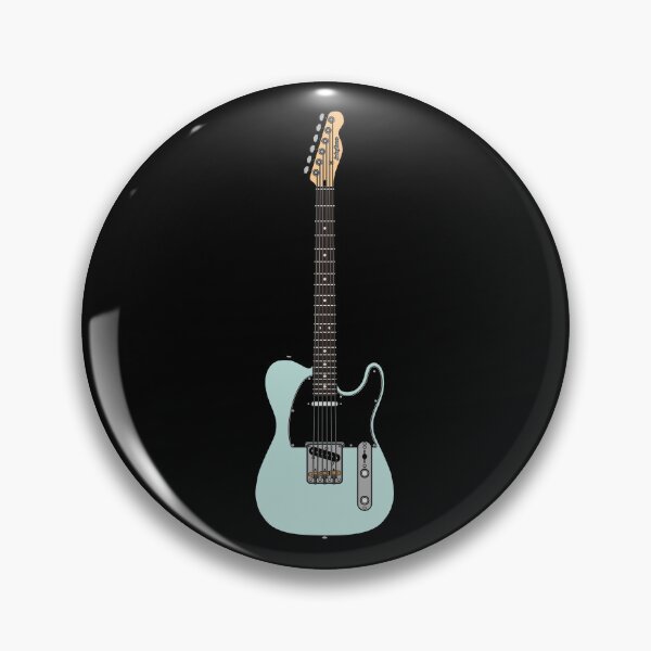 Item preview, Coloured Telecaster (Light Blue) - Black Pickguard and Rosewood Fretboard designed and sold by halveflower.