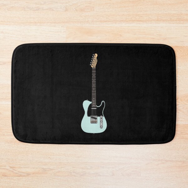 Item preview, Coloured Telecaster (Light Blue) - Black Pickguard and Rosewood Fretboard designed and sold by halveflower.