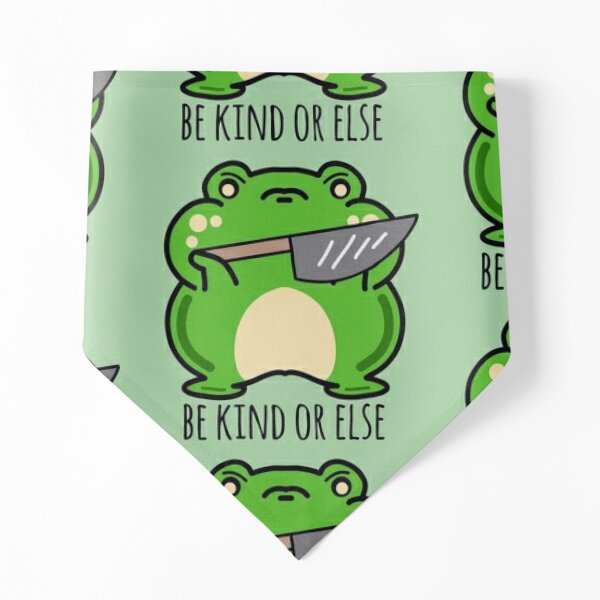 Cute Frog with Kinfe Sticker