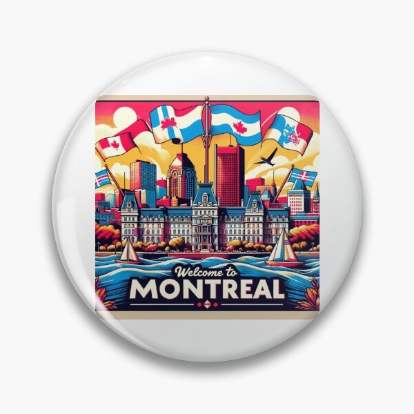 Item preview, Cálida bienvenida a Montreal: paisaje urbano vintage designed and sold by JonathanP514.