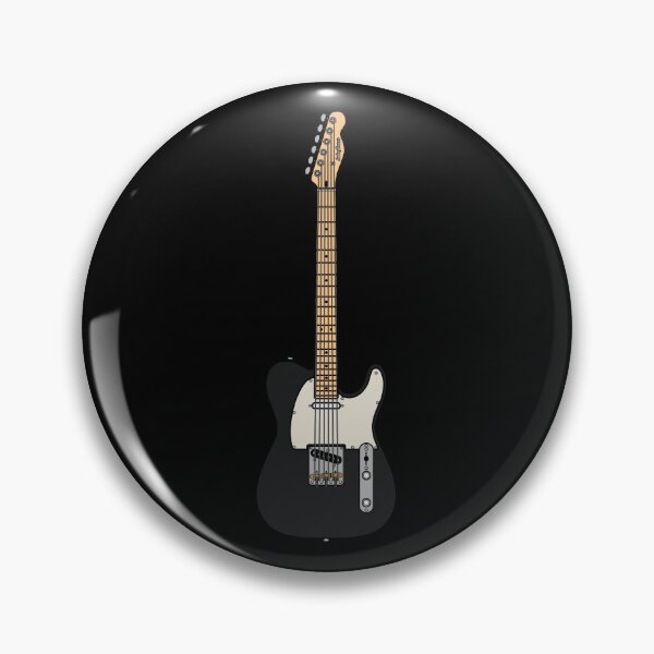 Item preview, Coloured Telecaster (Black) - White Pickguard and Maple Fretboard designed and sold by halveflower.