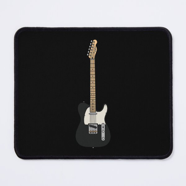 Artikelvorschau, Farbige Telecaster (Schwarz) – Weißes Schlagbrett und Ahorngriffbrett entworfen und verkauft von halveflower.