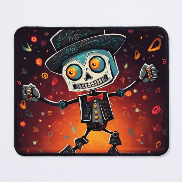 Item preview, Day of the Dead Dancing Robot designed and sold by AstroRisq.