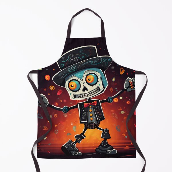 Item preview, Day of the Dead Dancing Robot designed and sold by AstroRisq.