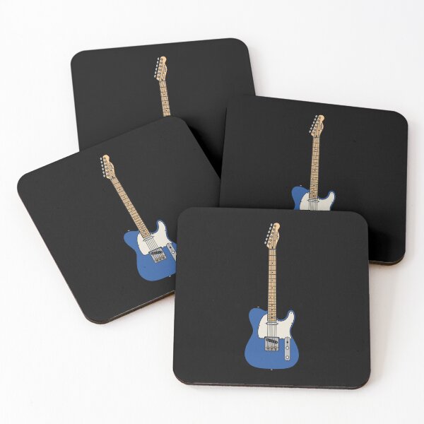 Item preview, Coloured Telecaster (Blue) - White Pickguard and Maple Fretboard designed and sold by halveflower.