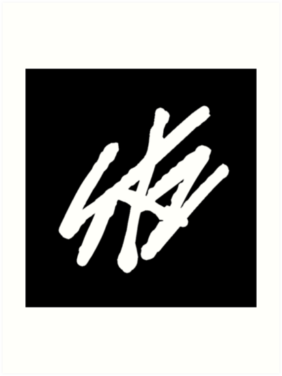 "SKZ Logo Black" Art Print by emmaty | Redbubble