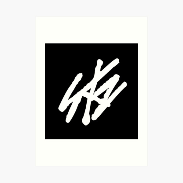 "SKZ Logo Black" Art Print for Sale by emmaty | Redbubble