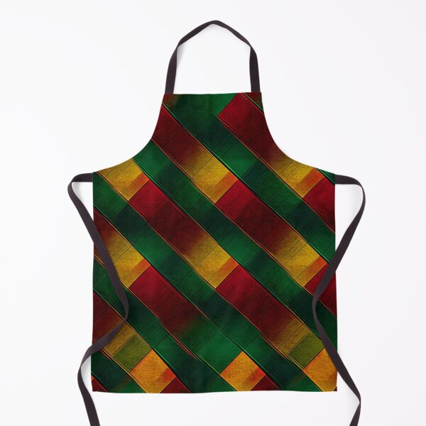 Item preview, Abstract Elegance: Green and Red Checkered Pattern designed and sold by inkArtistryfine.