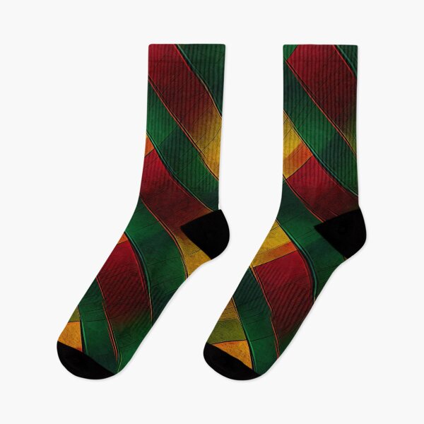 Item preview, Abstract Elegance: Green and Red Checkered Pattern  designed and sold by inkArtistryfine.