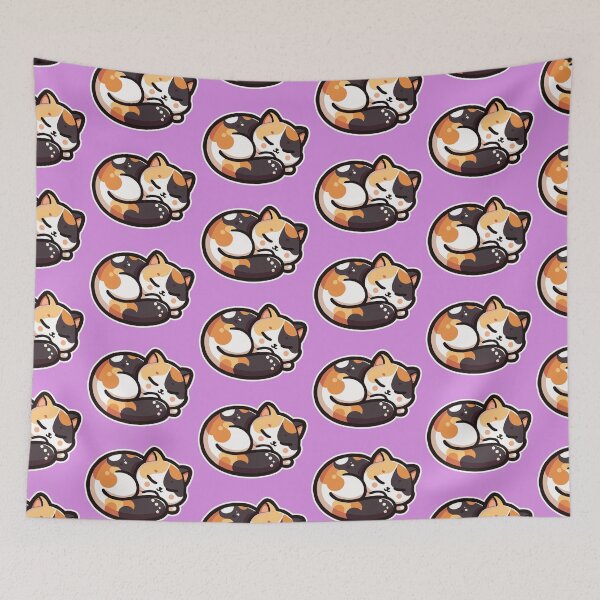Item preview, Cozy Calico Curl-Up designed and sold by WeirdDemonGames.
