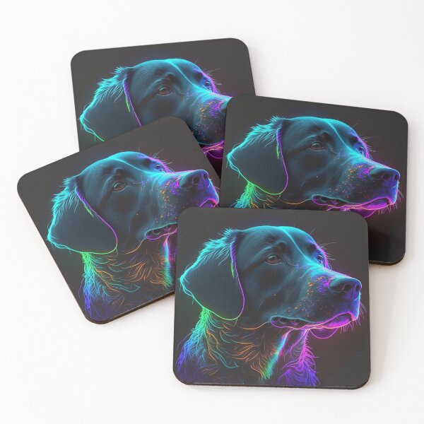Item preview, Dog Neon Art 3 designed and sold by AstroRisq.