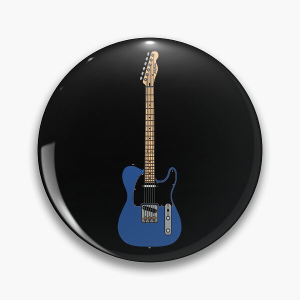 Item preview, Coloured Telecaster (Blue) - Black Pickguard and Maple Fretboard designed and sold by halveflower.