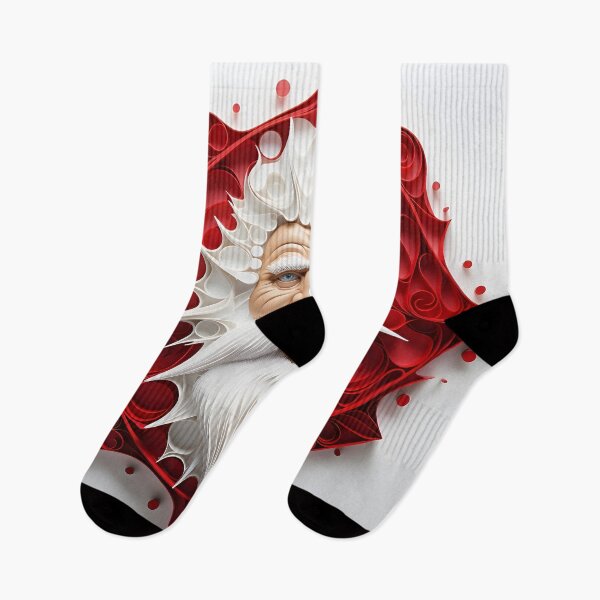 Item preview, fractal santa claus decorative print designed and sold by dcrc.