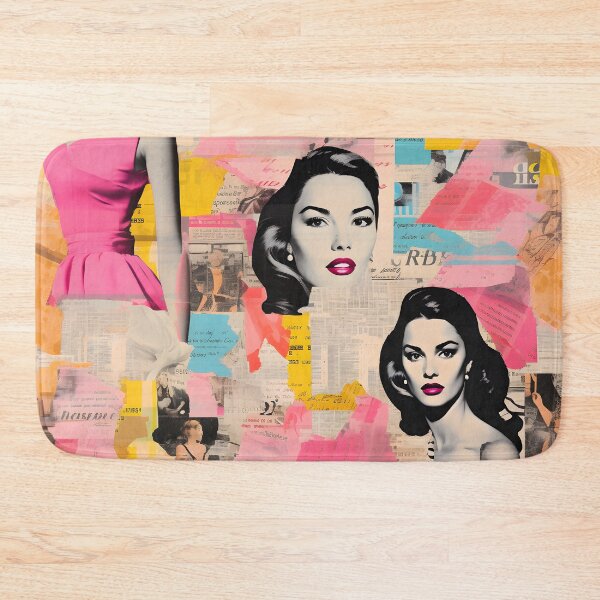 Item preview, Glamour vintage: collage de moda elegante con belleza clásica designed and sold by inkArtistryfine.