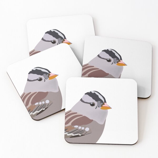 Item preview, white-crowned sparrow designed and sold by mstremciuc.