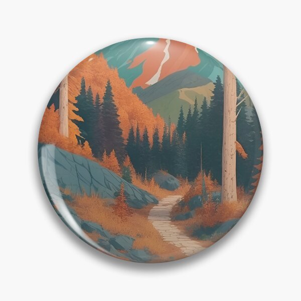 Item preview, Hiking trail through the mountains designed and sold by Bela Mehta.