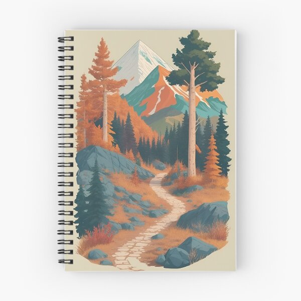 Item preview, Hiking trail through the mountains designed and sold by Bela Mehta.
