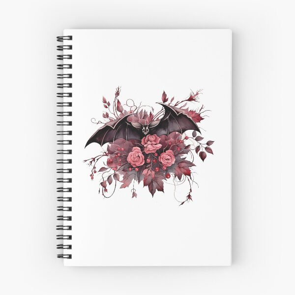 Item preview, Watercolor OxBlood Witch's Bat designed and sold by Mandayartstudio.