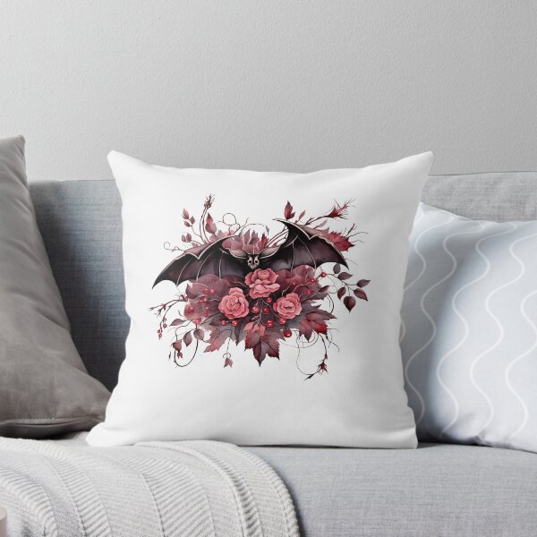 Item preview, Watercolor OxBlood Witch's Bat designed and sold by Mandayartstudio.