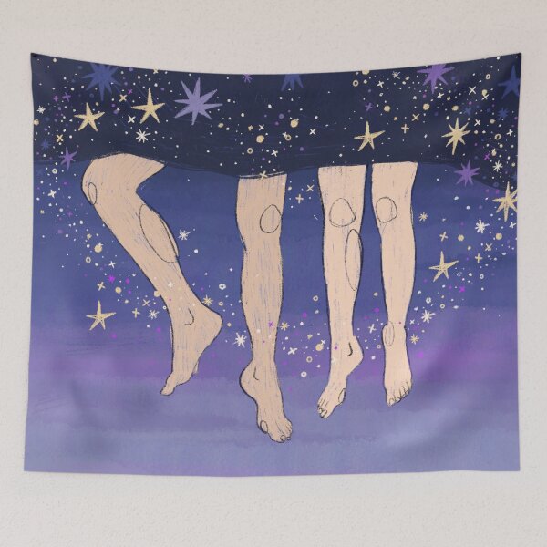 Item preview, Two Hearts Stars designed and sold by inkedinred.