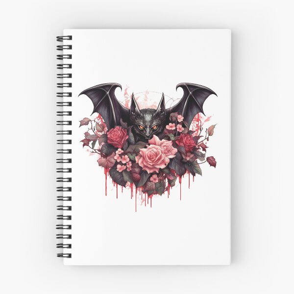 Item preview, Watercolor OxBlood Witch's Bat designed and sold by Mandayartstudio.