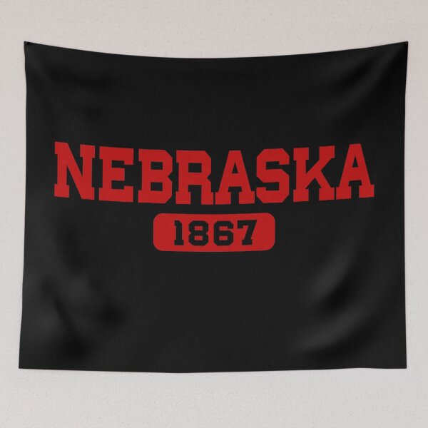 Item preview, Nebraska Est. 1867 In Red designed and sold by omahatrading.