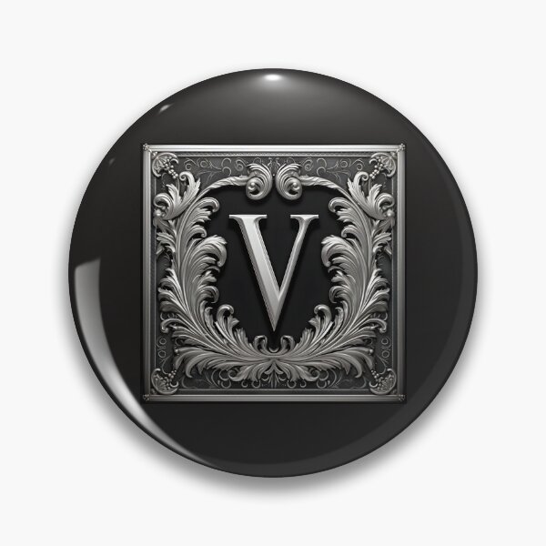 Item preview, MONOGRAM LETTER V - ELEGANT STYLE designed and sold by philevera.