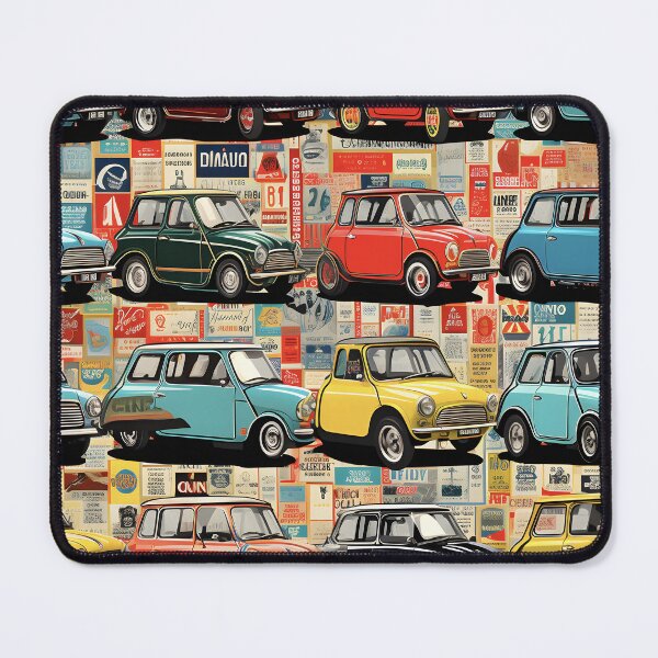 Aperçu de l'œuvre Voitures classiques de charme vintage créée et vendue par inkArtistryfine.