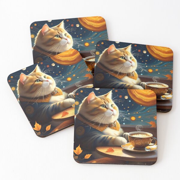 Item preview, Kitty Café, Latte Art with Cat designed and sold by HalluciGenetics.