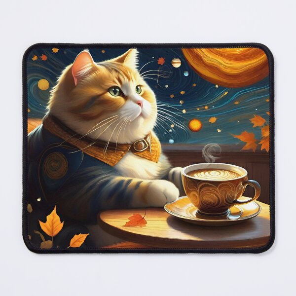 Item preview, Kitty Café, Latte Art with Cat designed and sold by HalluciGenetics.