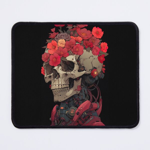 Item preview, floral cyber skull life designed and sold by ururuty.