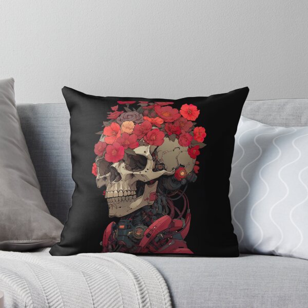 Item preview, floral cyber skull life designed and sold by ururuty.