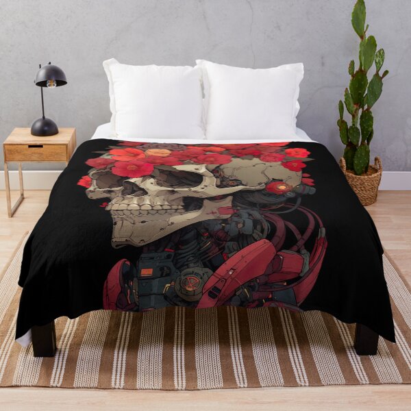 Item preview, floral cyber skull life designed and sold by ururuty.