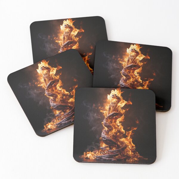 Item preview, Snake on Fire 2 designed and sold by AstroRisq.
