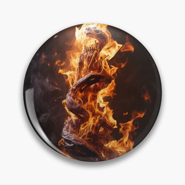 Item preview, Snake on Fire 2 designed and sold by AstroRisq.