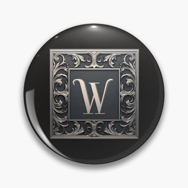 Item preview, MONOGRAM LETTER W - ELEGANT STYLE designed and sold by philevera.