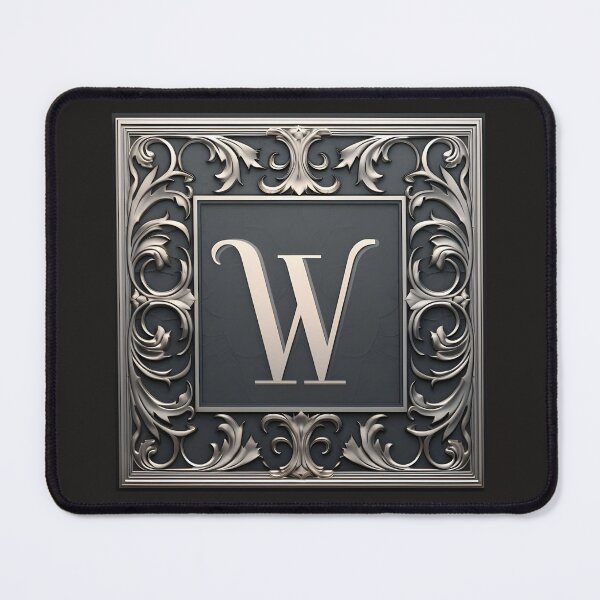 Item preview, MONOGRAM LETTER W - ELEGANT STYLE designed and sold by philevera.