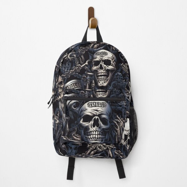 Item preview, Gothic Reverie: Intricate Skull and Chains Dark Artwork designed and sold by inkArtistryfine.