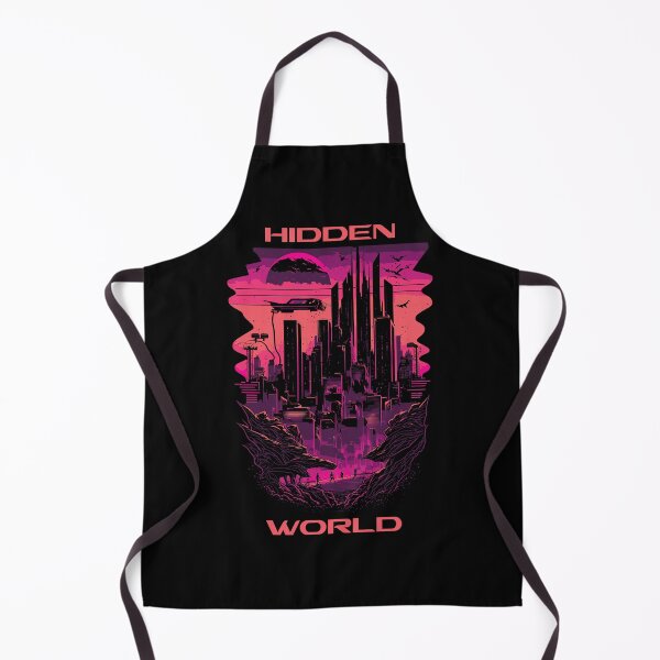 Item preview, Hidden World Synthwave Aesthetic Neon designed and sold by halleinstyle.