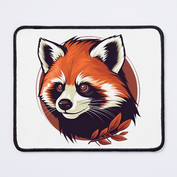 Item preview, Cartoon Artistic Style Red Panda Painting Drawing Logo Sticker, wall arts, Art Prints and More designed and sold by Kevin Lou.